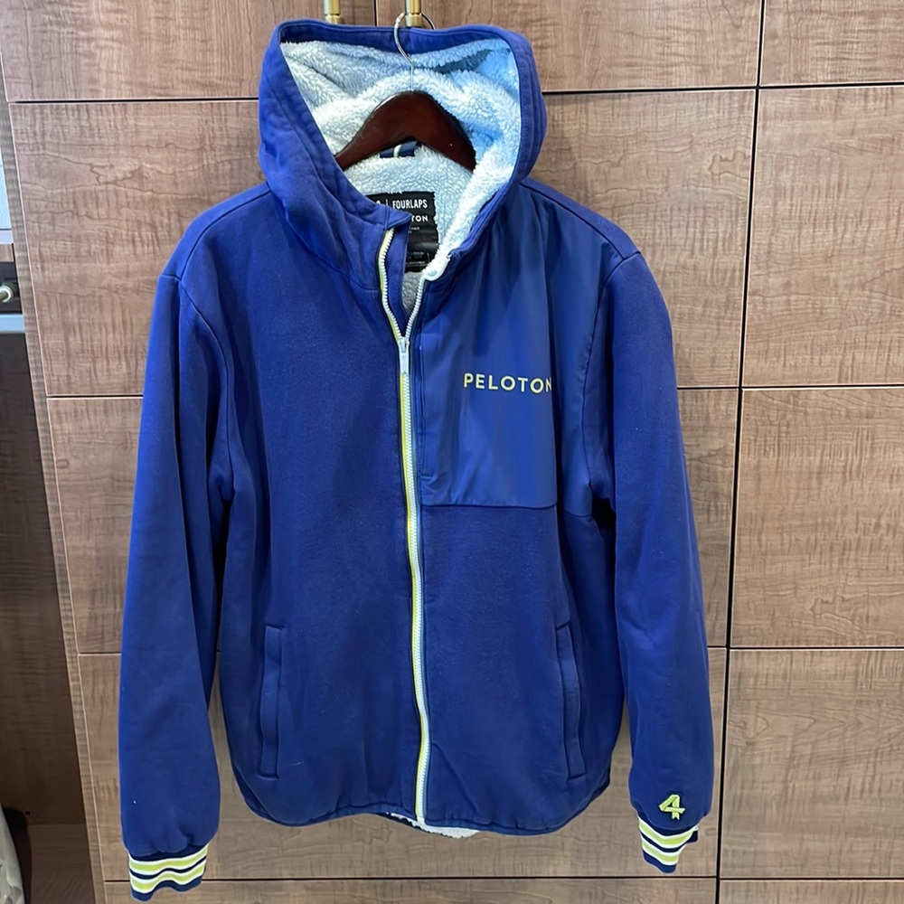 Fourlaps x Peloton Sherpa lined hoodie
